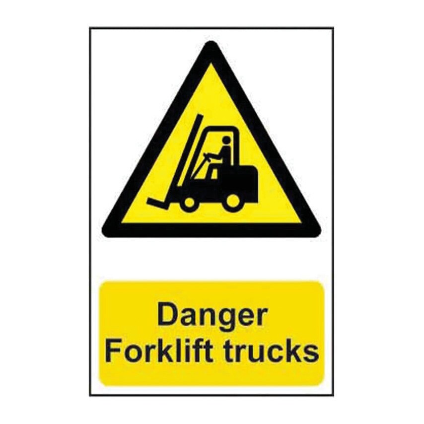 Centurion Europe Danger Forklift Trucks - PVC (200X 300MM)