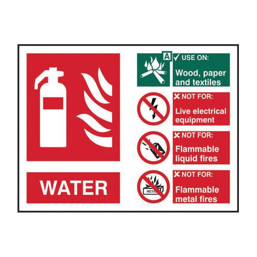 Centurion Europe Fire Extinguisher Composite - Water - RPVC (200 X 150MM)