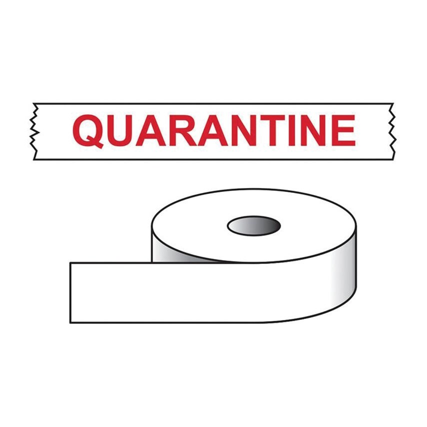 Quarantine - Printed Tape (50MMX66M)