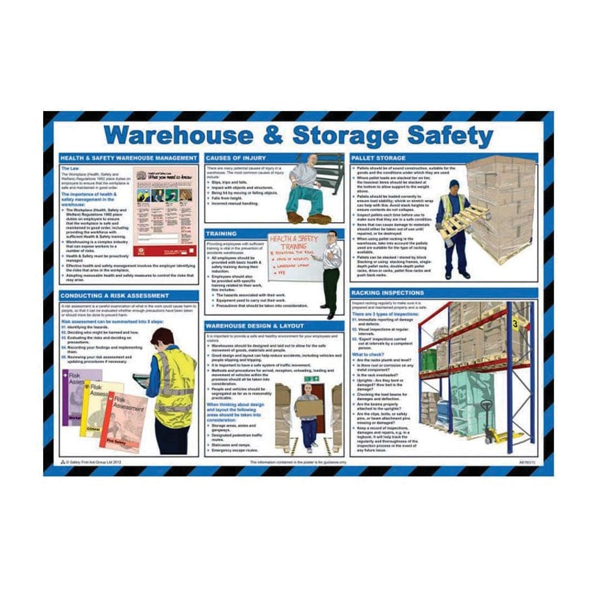 Shop Centurion Europe Safety Poster Warehouse & Storage Safety Lam