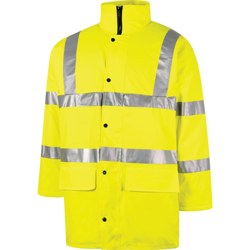 Halo Hi-Vis Breathable COATCL3 (EN20471) Yellow S