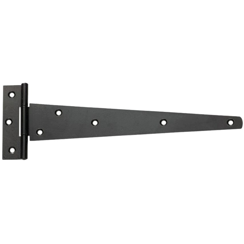 Perry 400mm Medium Tee Hinges Black (PR)