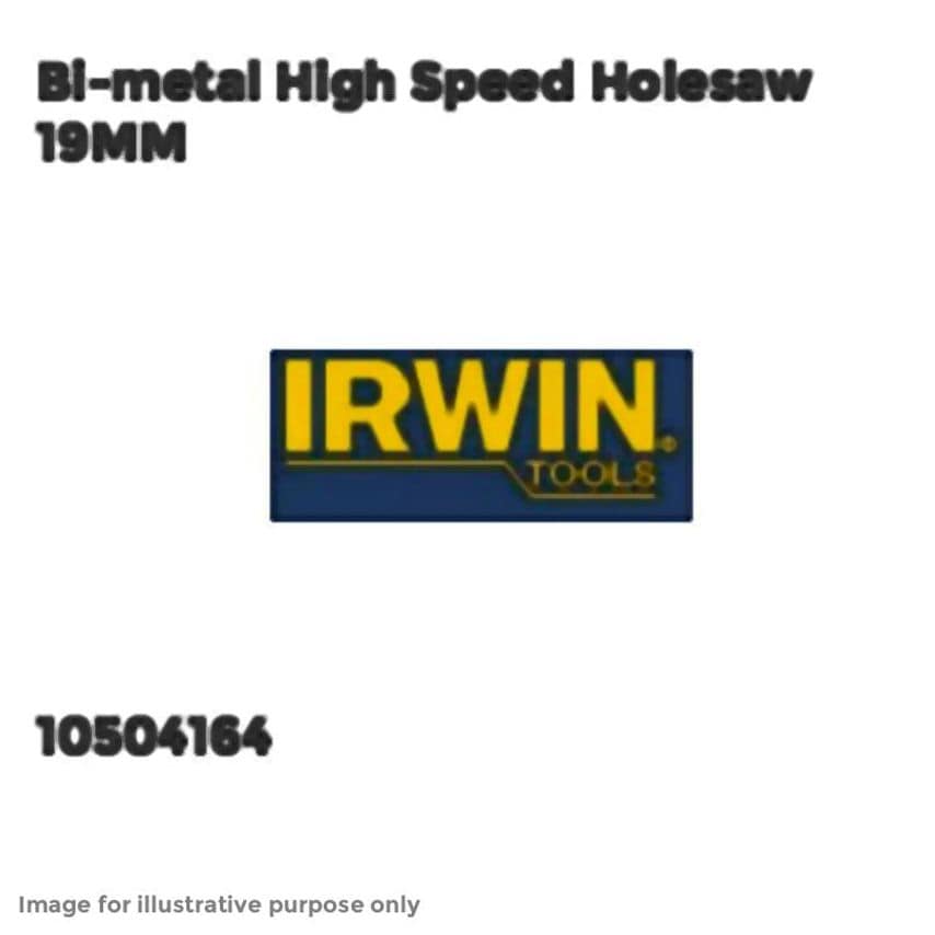 Irwin Bi-Metal High Speed Holesaw 29mm IRW10504171
