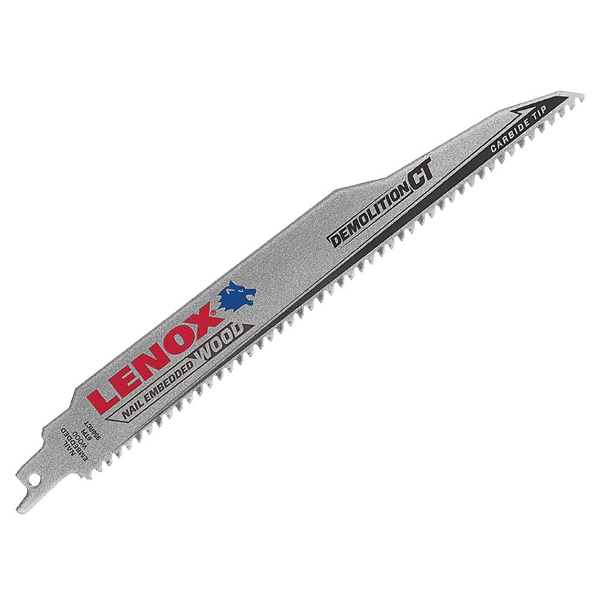 Lenox 956RCT DEMOLITION CT Reciprocating Saw Blade 230mm 6 TPI LEN1832143