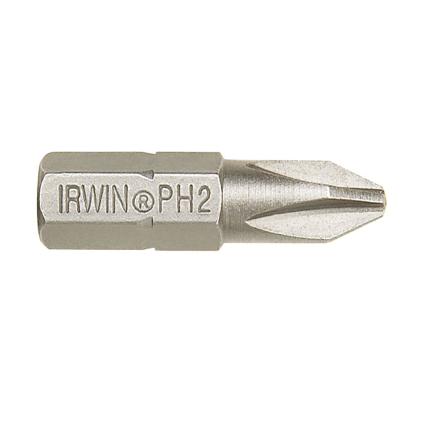 Irwin Screwdriver Bits Phillips PH2 25mm (Pack 2) IRW10504388