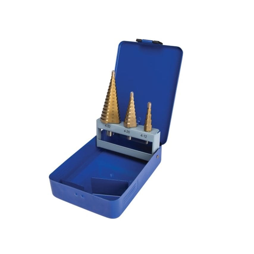 Blue Spot Tools Step Drill Set 4-32mm 3 Piece B/S20504
