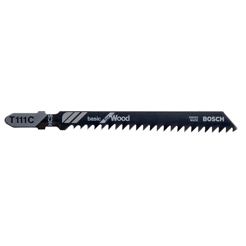 Bosch T111C Basic for Wood Jigsaw Blades (5 Pack)