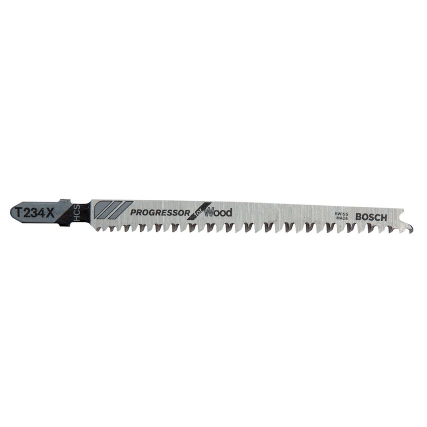 Bosch T234X Progressor for Wood Jigsaw Blades (5 Pack)