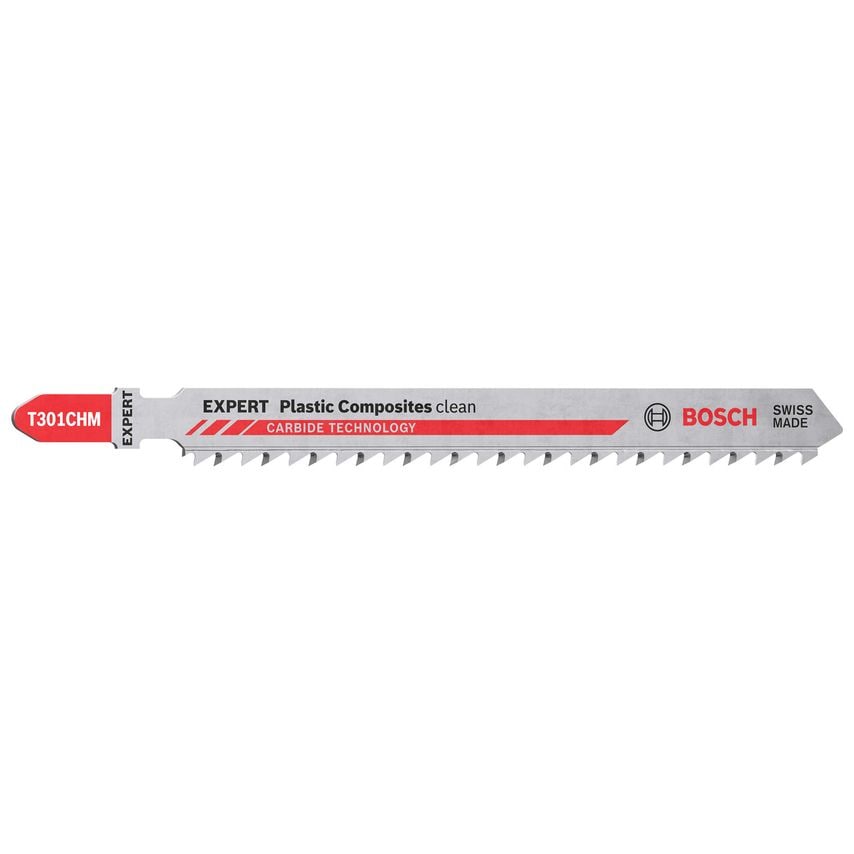 Bosch T301CHM Expert Clean Jigsaw Blades for Plastic (3 Pack)