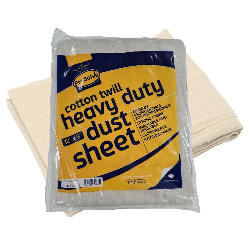 Dustsheet Cotton Twill 3.6mx2.7m (12'X9')
