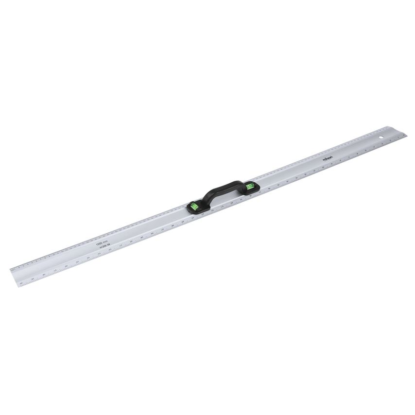 Rolson 1m Aluminium Builder's Rule