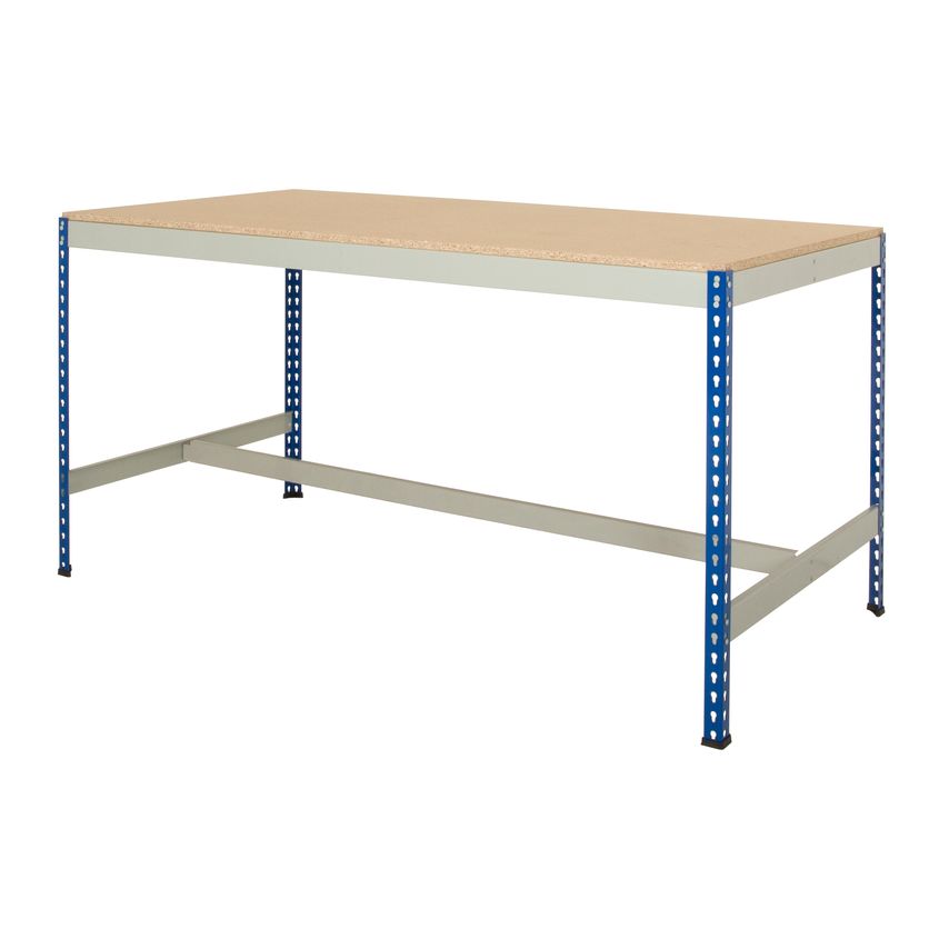Anco Rivet Racking Workbench 915mm H x 1830mm W x 915mm D with T-Bar Base - Blue