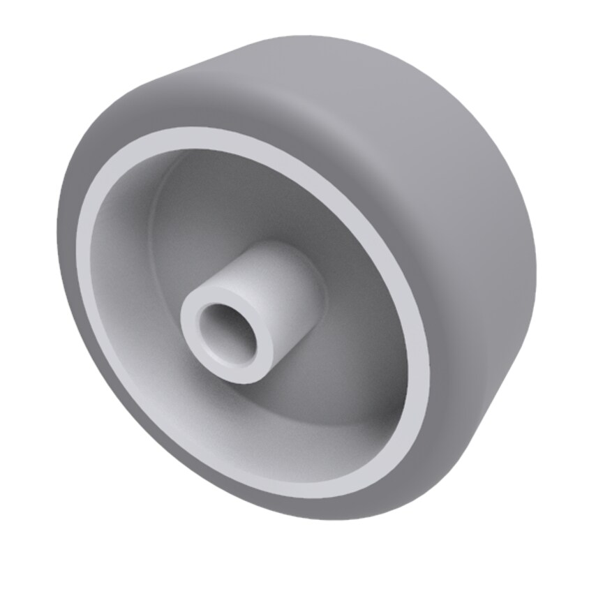 Grey Rubber Plain Bearing Wheel Load