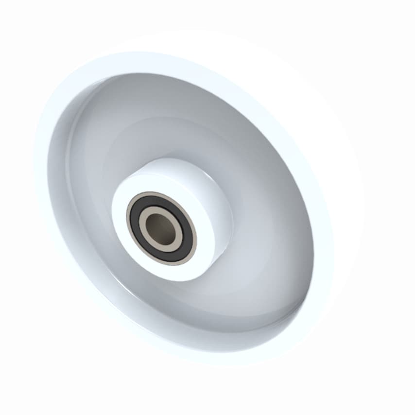 Shop BIL Nylon 200mm Ball Bearing Wheel 650kg Load BZH200WNYBJM2060