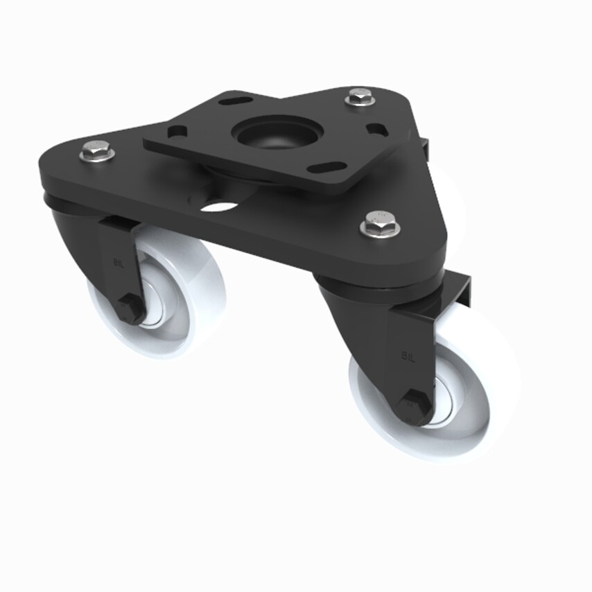BIL Skate Nylon Plate Swivel Castor 50mm 450kg Load BLKSKH50NYBJ