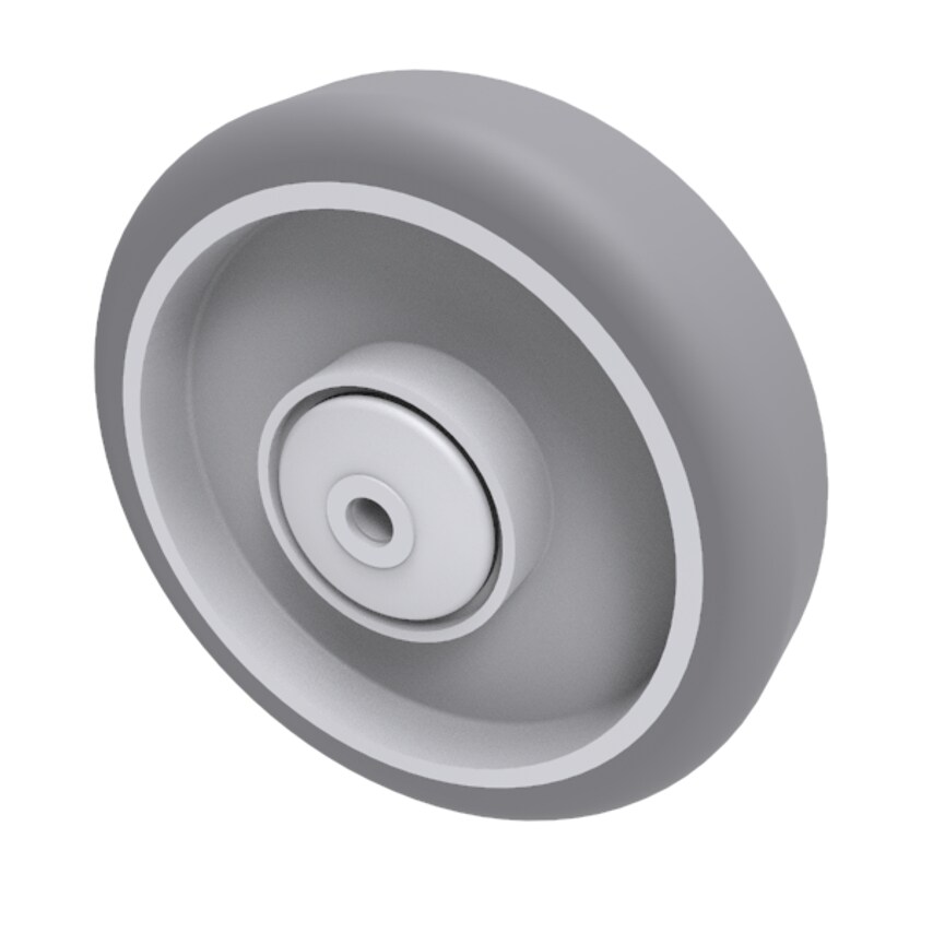 Grey Rubber Ball Bearing Wheel Load
