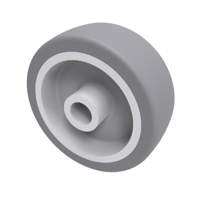 Grey Rubber Plain Bearing Wheel Load