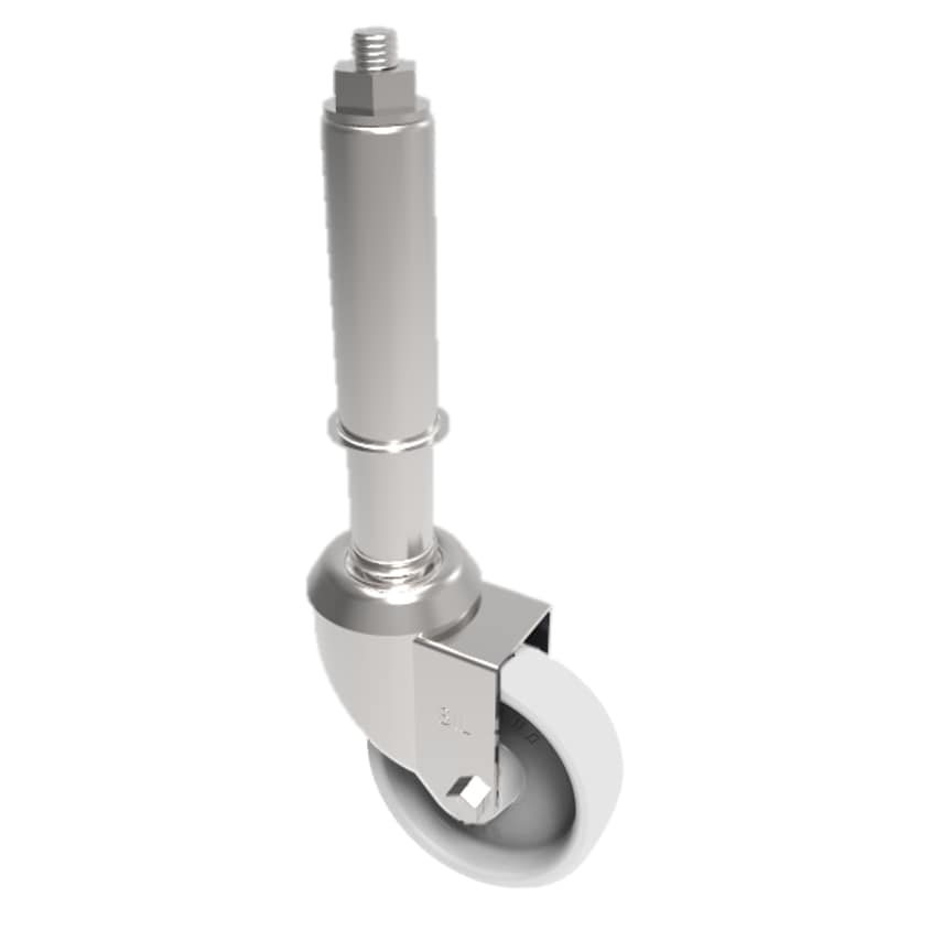 BIL Spring Castor Nylon Swivel Castor 75mm 16kg BZD75NYSPR16