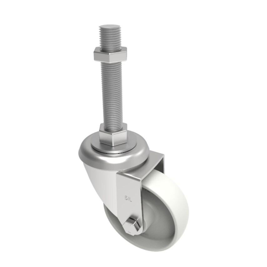 BIL Nylon Swivel Castor 100mm 270kg Load BZEH100NYBM20X150