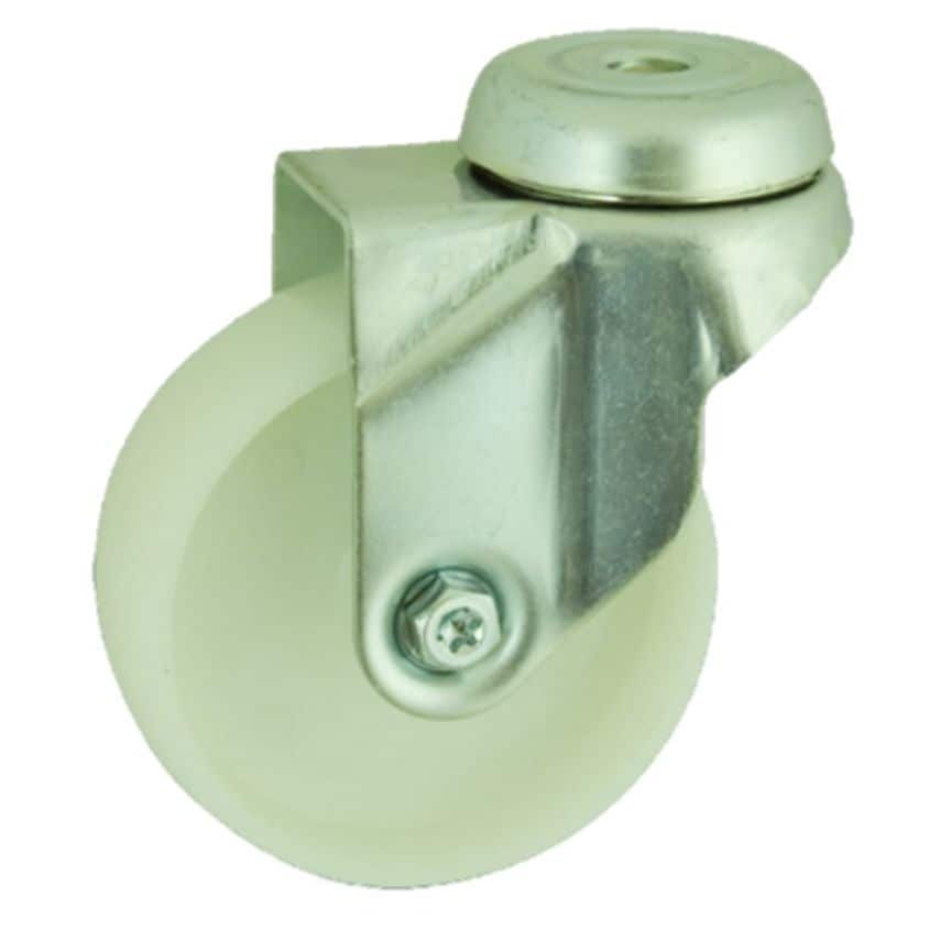 BIL Nylon Bolt Hole Swivel Castor 50mm 50kg Load SSRA50NYBH10