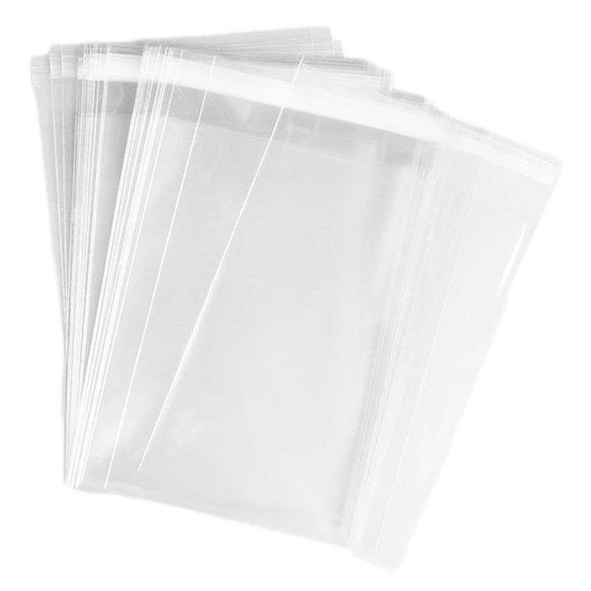 Polythene Bags Self Seal Lip 145 x 220mm Clear 5 x 1000