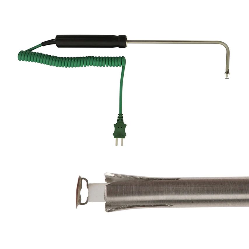 Stainless Steel K-Type Spring Loaded Surface Probe (90° Angle)