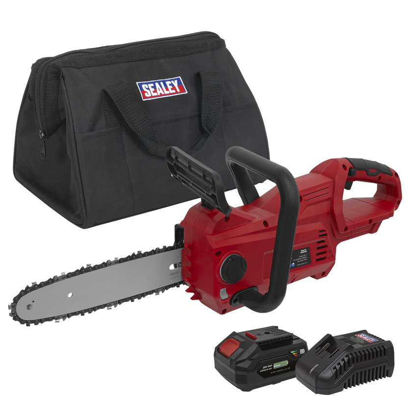 Sealey Cordless Chainsaw 25cm 20V 4AH SV20 Series Kit