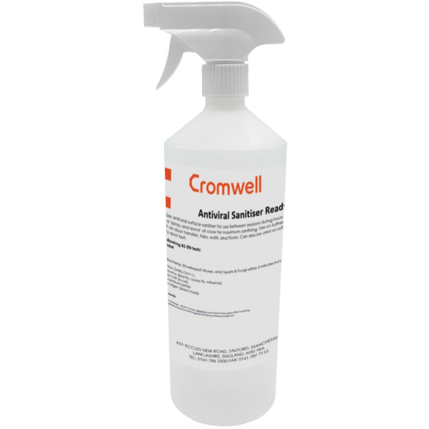 RTU Virucidal Surface Sanitiser Kills 99.9% Viruses 1L Spray
