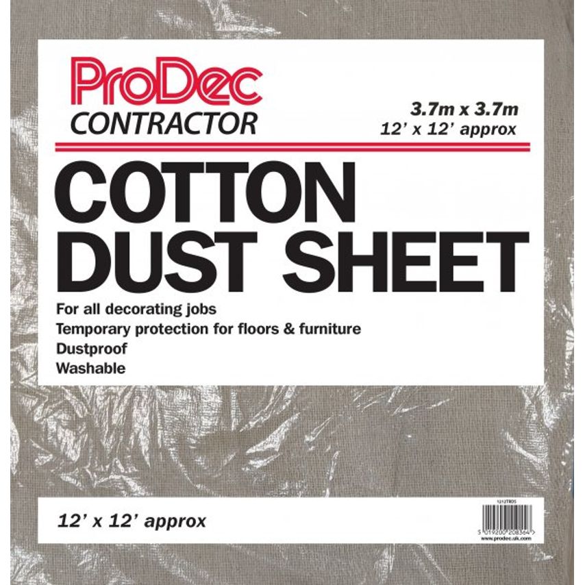 Cotton Twill Dust Sheets