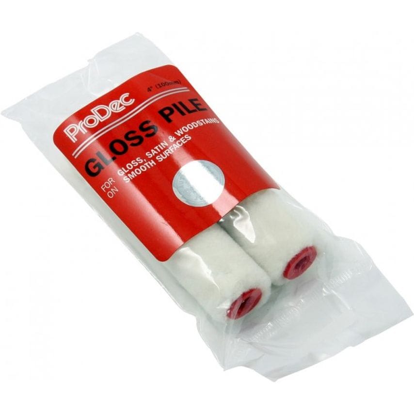 ProDec 2Pk 4" Gloss Pile Mini Roller Sleeves- you get 36
