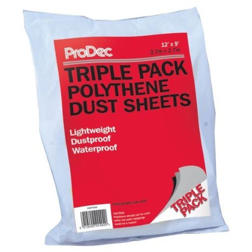 12' X Polythene Dust Sheet