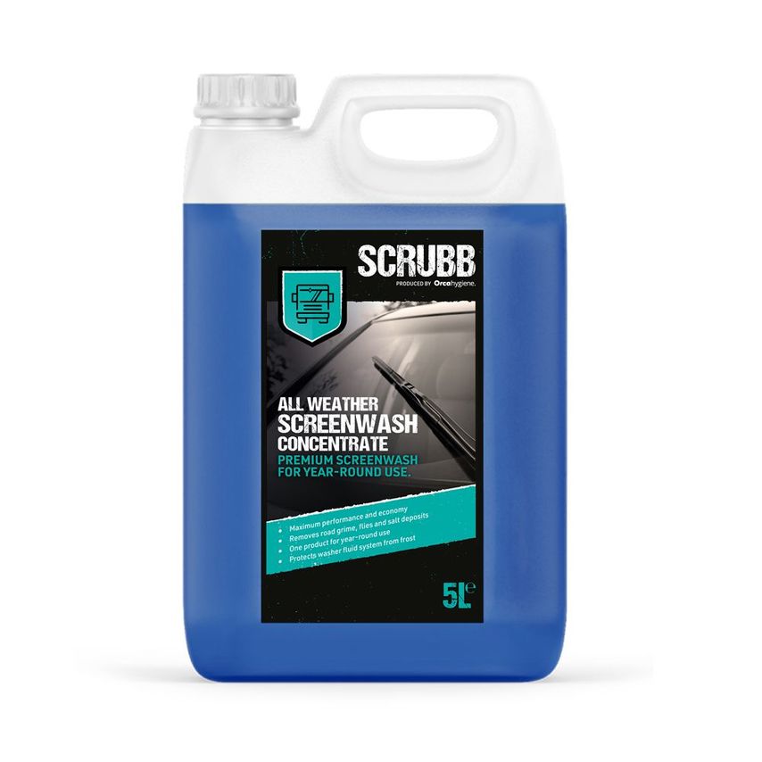 Orca Hygiene Scrubb Professional M16 All Weather Screenwash -1 5L 4 x 5 Litre