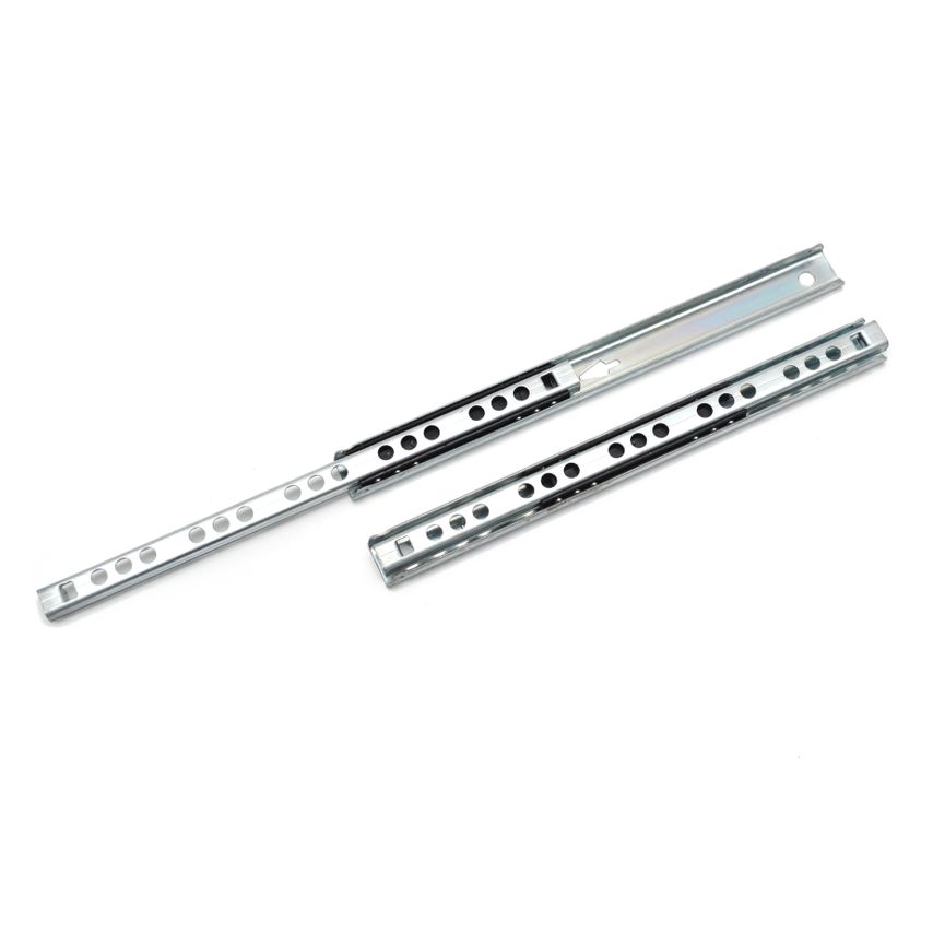 Ball Bearing Drawer Runners/Slides 17mm Partial Extension Zoro UK
