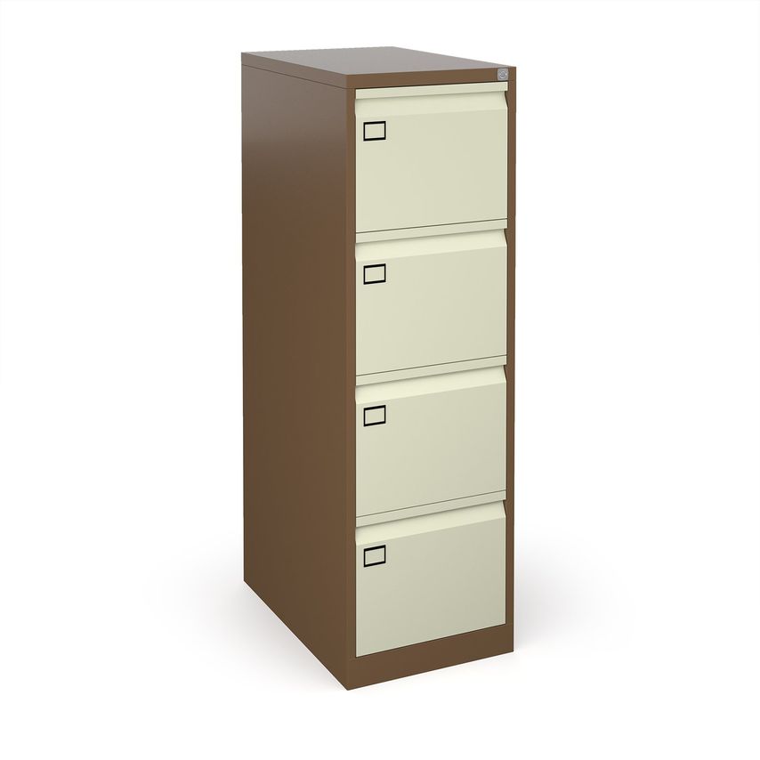 Steel 4 Drawer Executive Filing Cabinet