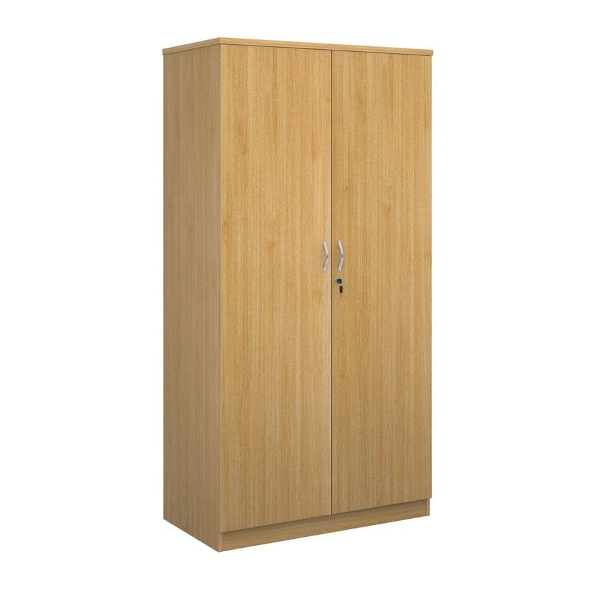Dams Deluxe Double Door Cupboard 2000mm High with 4 Shelves - Oak