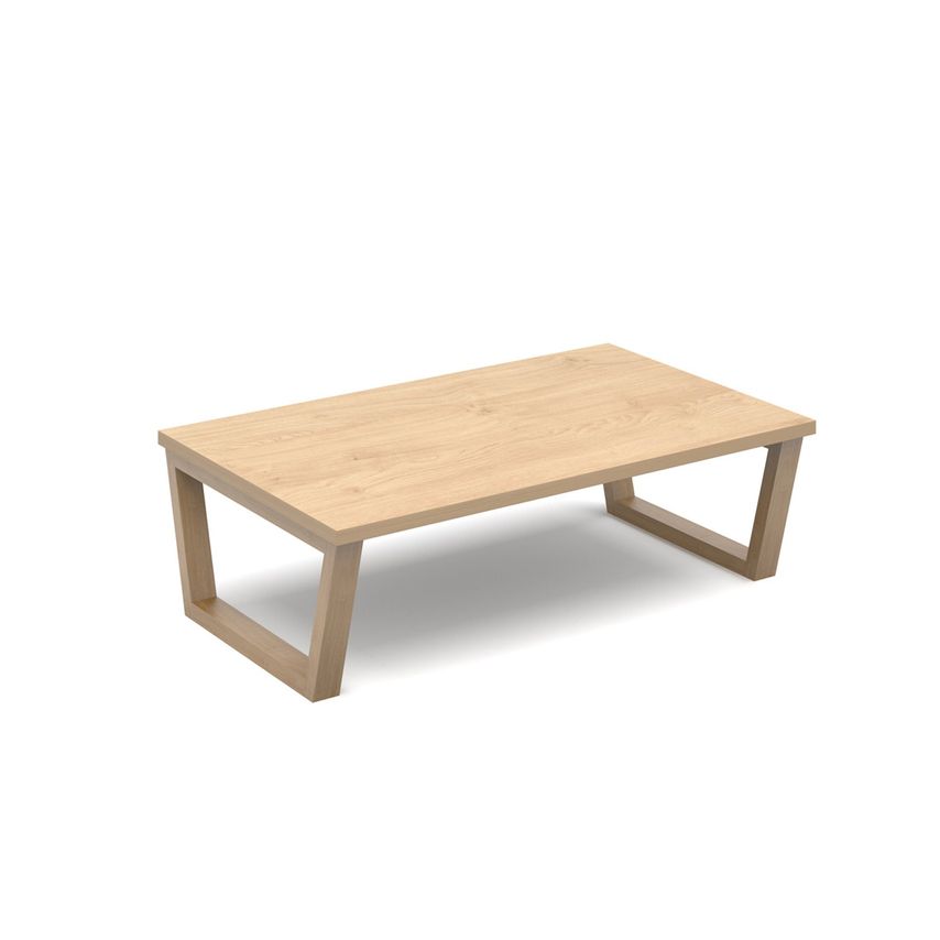 Encore2 Modular Large Coffee Tables with Wooden Sled Frame