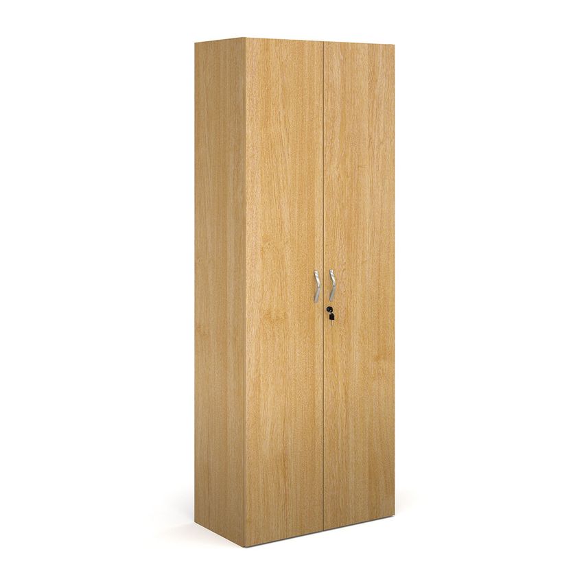 Dams Contract Double Door Cupboard 2030mm High with 4 Shelves - Oak