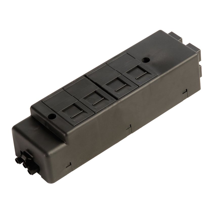Under Desk Power Bar X Sockets - Black