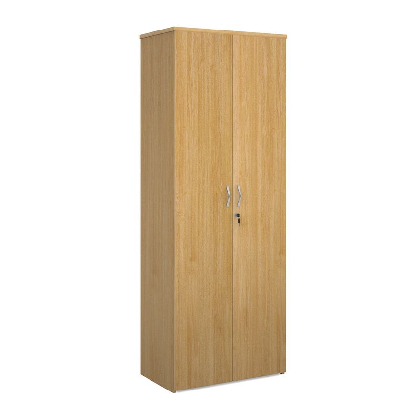 Dams Universal Double Door Cupboard 2140mm High with 5 Shelves - Oak