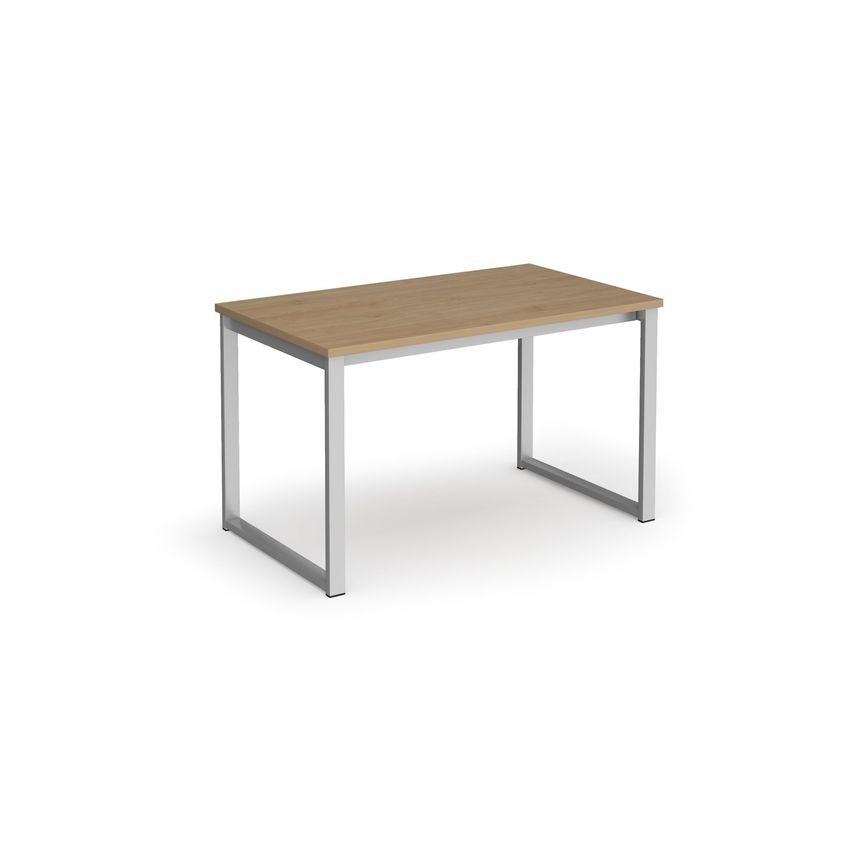 Social Spaces Otto Benching Solution Dining Table 1200mm Wide - Silver Frame, Ke