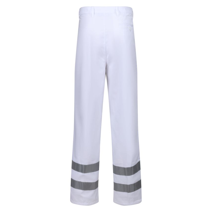 Benchmark Classic Trouser with reflective Tape 245g PC WHITE 42 Regular