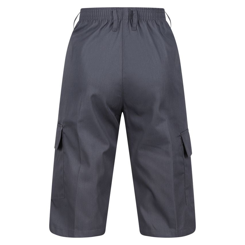 Benchmark Ladies Cargo Shorts 195g ELEPHANT GREY 12