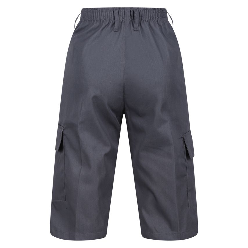 Benchmark Ladies Cargo Shorts 195g ELEPHANT GREY 8