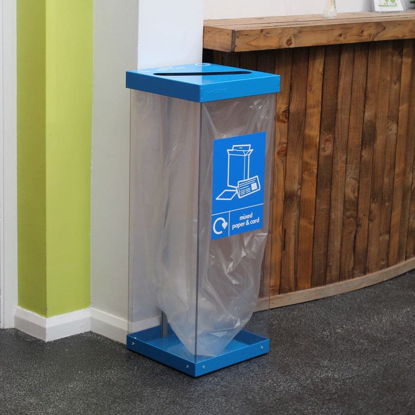 Wybone Limited Internal Recycling Bin. Box Cycle 80L Triple Transparent
