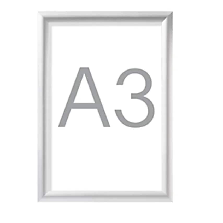 Showdown Displays Europe Designer Folding Frames, Aluminium Profile, Silver Anod