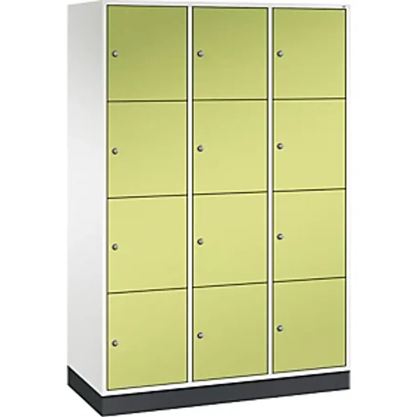 C&P INTRO Steel Compartment Locker - Height 435mm - WxD 1220 X 500mm, 12 Compart