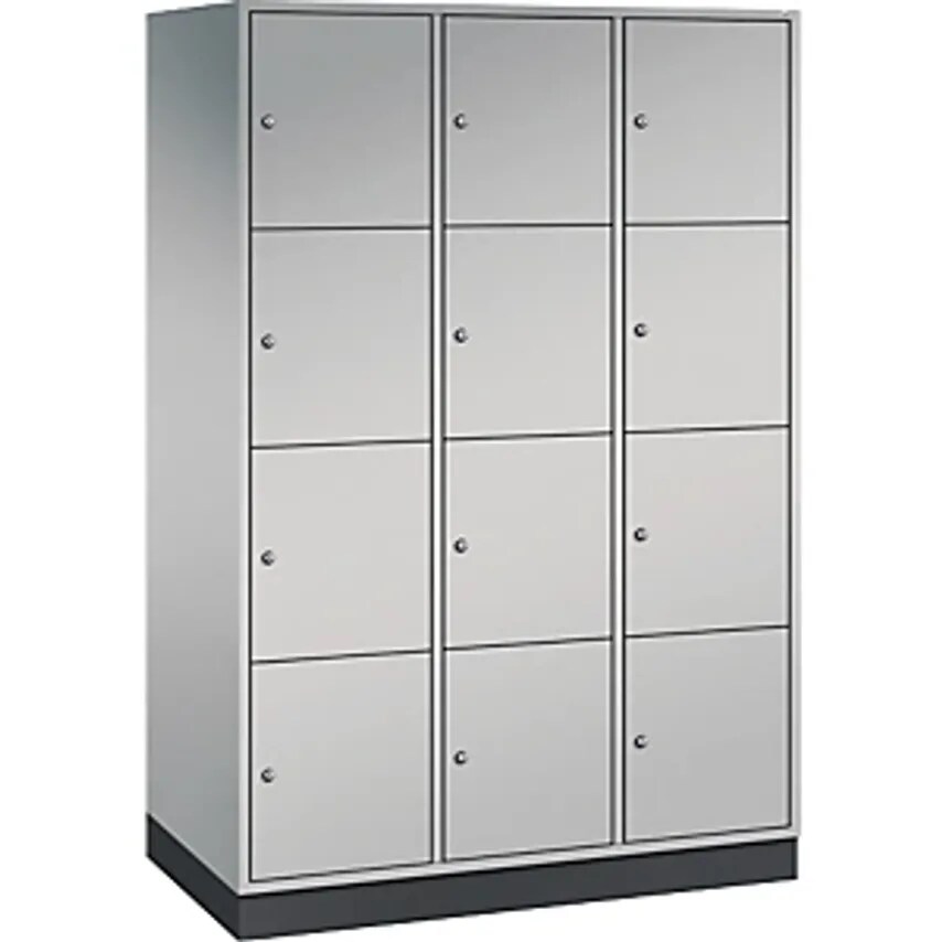 C&P INTRO Steel Compartment Locker - Height 435mm - WxD 1220 X 600mm, 12 Compart