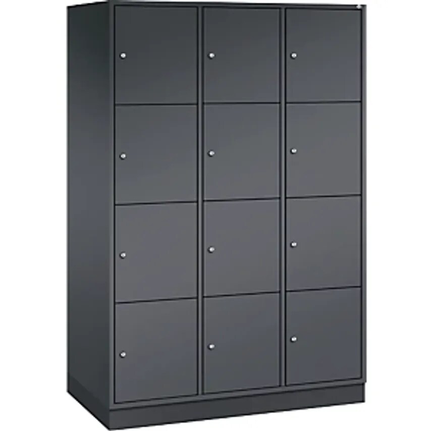 C&P INTRO Steel Compartment Locker - Height 435mm - WxD 1220 X 600mm, 12 Compart