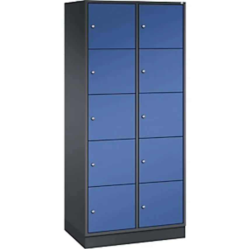 C&P INTRO Steel Compartment Locker - Height 345mm - WxD 820 X 500mm, 10 Compartm