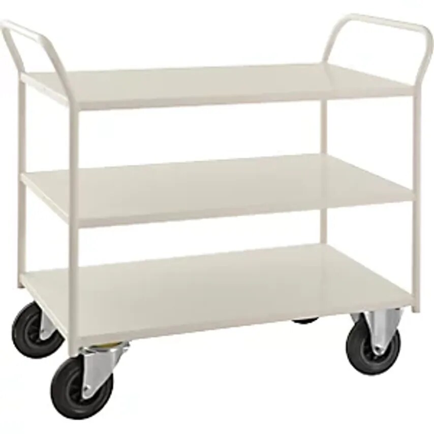 KONGA KM41 Table Trolley - 3 Shelves With Raised Edges - LxWxH 1080 X- you get 5
